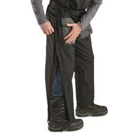 Guide Gear Men's Barrier Unlined Bibs, Black/gray