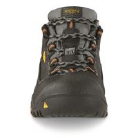 KEEN Utility Men's Braddock Low Steel Toe American Built Work Shoes, Black/bossa Nova