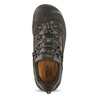 KEEN Utility Men's Braddock Low Steel Toe American Built Work Shoes, Black/bossa Nova