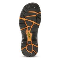 KEEN Utility Men's Braddock Low Steel Toe American Built Work Shoes, Black/bossa Nova