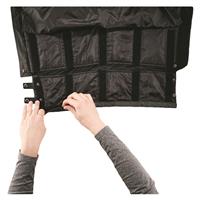 Adjustable Inseam - Step 1 Open Velcro