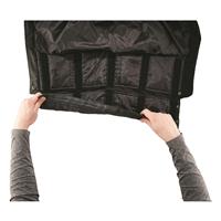 Adjustable Inseam - Choose desired height and connect velcro & snaps