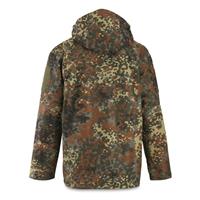Adjustable hood with drawstring and cord lock