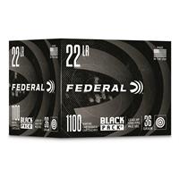 Federal Black Pack, .22LR, HP, 36 Grain, 1,100 Rounds