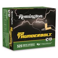 Remington 22 Thunderbolt, .22LR, LRN, 40 Grain, 525 Rounds