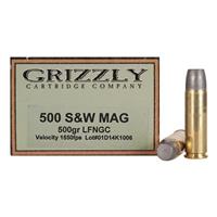 Grizzly Cartridge Co. High Performance Handgun, .500 S&W Magnum, LFNGC ...