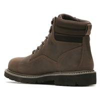 Wolverine Men's Revival 90° 6" Waterproof Work Boots, Dark Brown