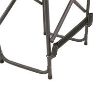 Fold-down footrest