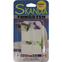 Kenders Tungsten Shrimp Jigs - 5-Pack For Crappie, Bluegill, Perch & Trout (Glow Body) - View #5