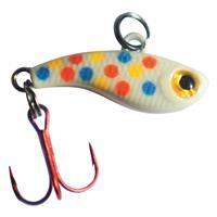 Kenders T-Rip Tungsten Mini Vibe Bait, Wonderbread / Glow