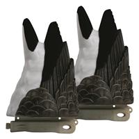 Hardcore Field Series Canada Goose Flocked Feeder Butt Decoys, 2 Pack