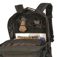 CCW loop fastener panel for adding holster or other compatible accessories