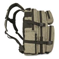 Compression straps for reducing bulk