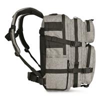 Compression straps for reducing bulk