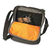Front CCW compartment with loop fastener panel