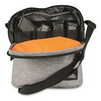 Front CCW compartment with loop fastener panel