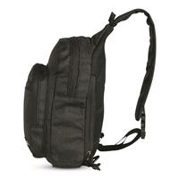 Shoulder strap attaches on either side