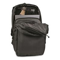 CCW compartment with loop fastener panel