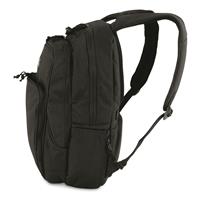 Yoke-style shoulder straps with grab handle