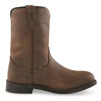 Premium full-grain leather upper