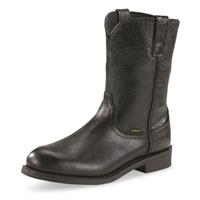 Premium full-grain leather upper