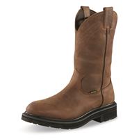 Repairable Goodyear welt construction is flexible, durable and re-soleable