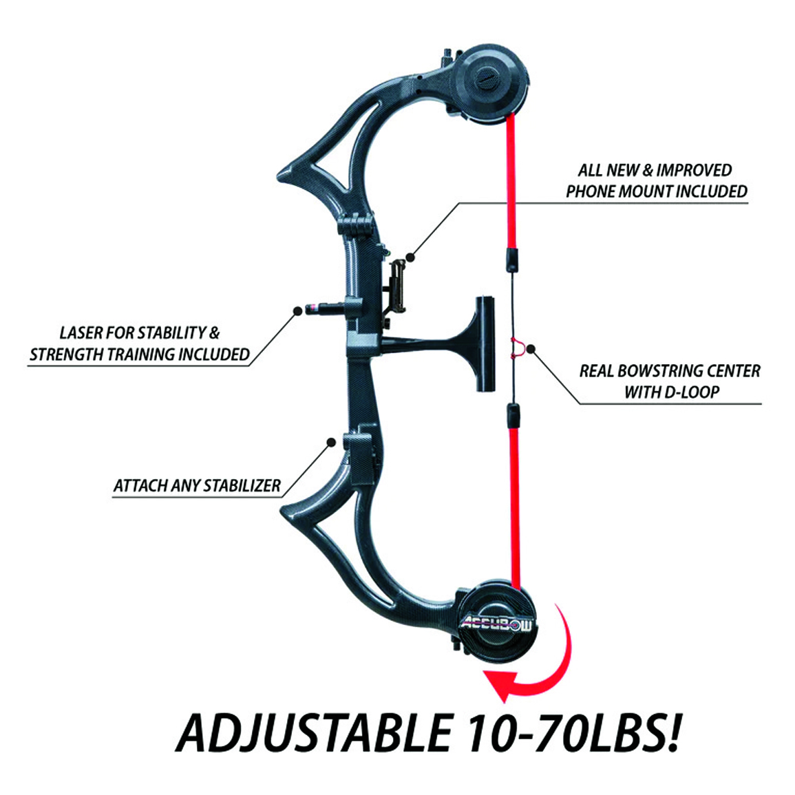 Accubow 2.0 Carbon Fiber Archery Trainer