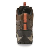 Heel view, Earth/orange