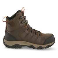 Waterproof full-grain leather and mesh upper, Earth/orange