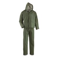Polish Military Surplus Wet Weather Rain Suit, 2 Piece Set, New ...