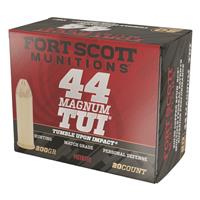 Fort Scott Tumble Upon Impact Ammo, .44 Magnum, SCS, 200 Grain, 20 Rounds