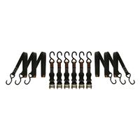 Muddy 1" x 14' Ratchet Straps, 6 Pack