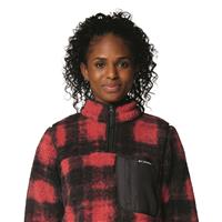 Columbia Women's West Bend™  Quarter Zip II Fleece Pullover, Daredevil Omblur Tonal