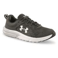 Under Armour Men's Charged Assert 10 Running Shoes, Black/black/white