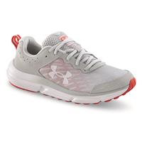 Under Armour Women's Charged Assert 10 Running Shoes, Halo Gray/halo Gray/white