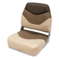 Wise Classic Mid Back Fishing Seat, Marakess Khaki/ Cafe/ Rock Salt