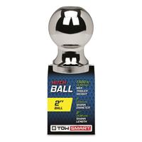 TowSmart Class IV 2" Chrome Hitch Ball, 7500 lb. Capacity