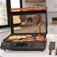 Glass hood for cooking and steaming