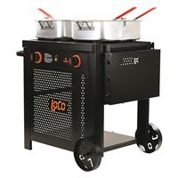 Includes Cart with side shelf and wheels