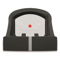 Low profile allows for absolute or 1/3 co-witness with standard open sights
