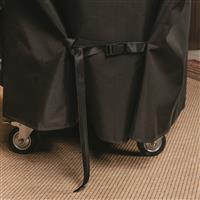 Cinch straps with plastic quick-release buckles