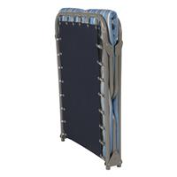 Folds in half for compact storage