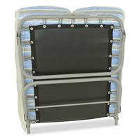 Folds in half for compact storage