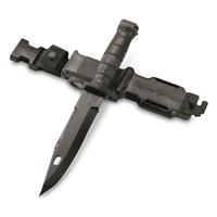 Ontario M9 Bayonet Fixed Blade Knife, Black