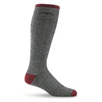 Darn Tough Men's Mountaineering Heavyweight Full Cushion Over the Calf Sock, Mountaineering Smoke
