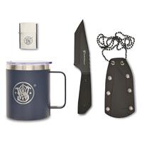 Smith & Wesson Fixed Blade Knife with Lighter and Mug Gift Box