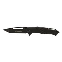 Smith & Wesson Extreme OPS Tanto Blade with Glass Breaker Folding Knife