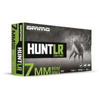 Ammo Inc. HUNT LR, 7mm Rem. Mag., Hornady SST, 154 Grain, 20 Rounds