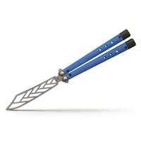 4.59in trainer blade with stonewash finish