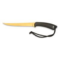 7.25in fillet blade with gold titanium nitride finish